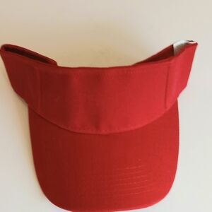 Red Visor Cap